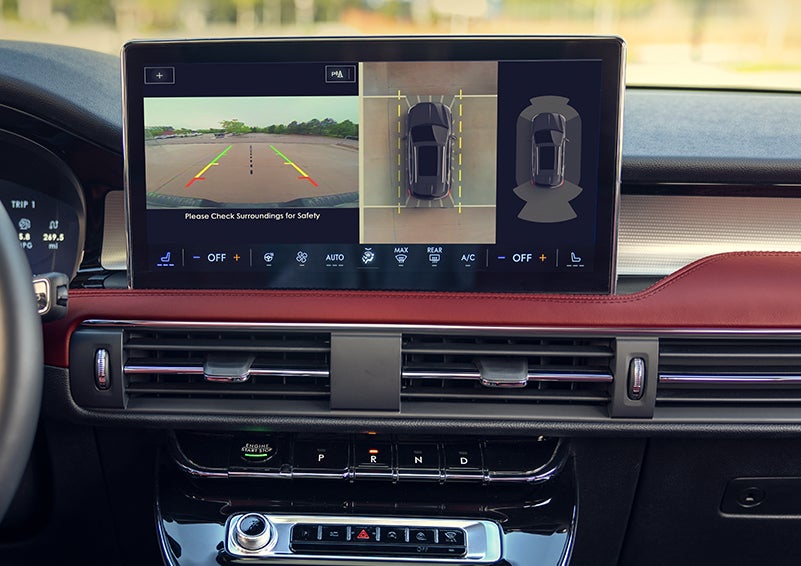 The large center touchscreen of a 2024 Lincoln Corsair® SUV is shown. | Parks Lincoln of Tampa in Tampa FL