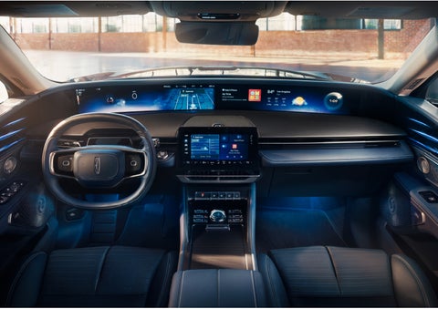 The panoramic display is shown in a 2024 Lincoln Nautilus® SUV. | Parks Lincoln of Tampa in Tampa FL